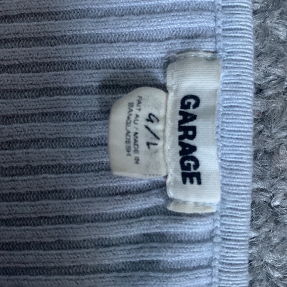 Blue Garage cropped tank. - Picture 3 of 3